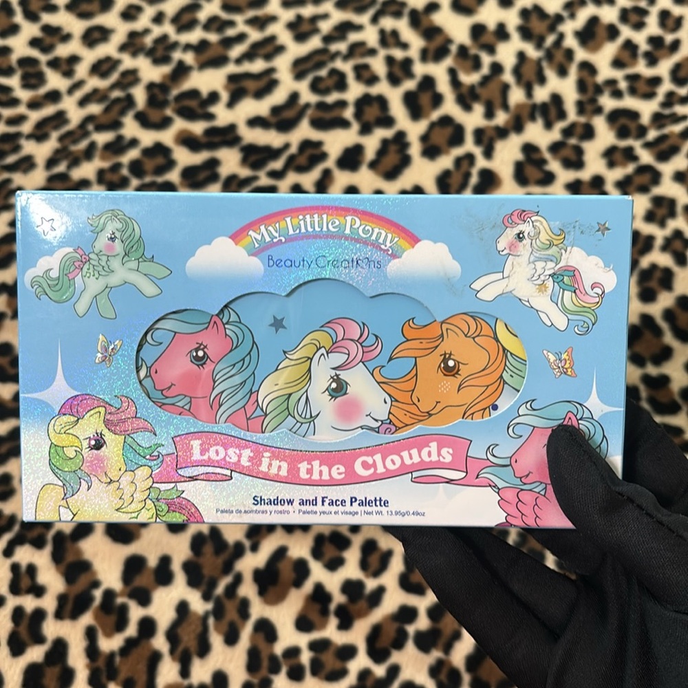 MY LITTLE PONY 🩷 Eyeshadow Face Pallette Makeup 80s Pink Pastel Cloud Beauty - Picture 3 of 15